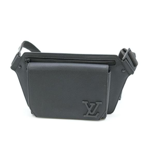 Louis Vuitton Waist Bag Bum Bag Aerogram Black